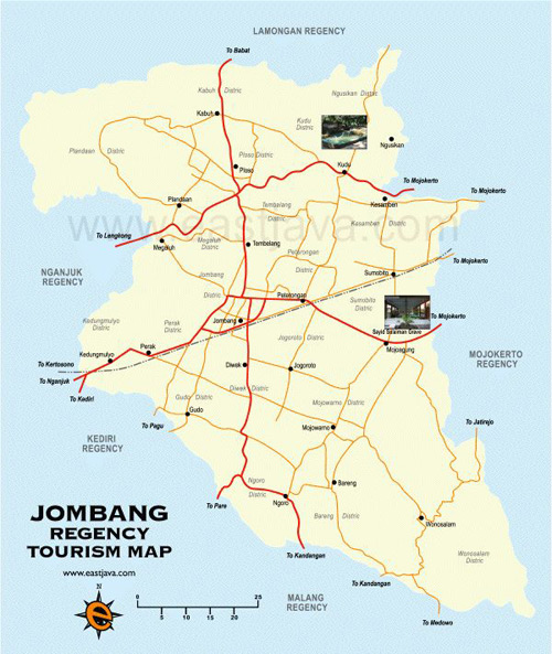 jombang map